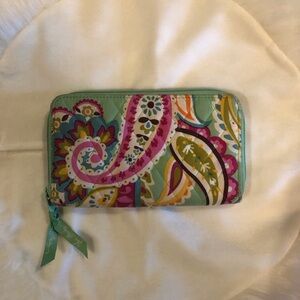 Vera Bradley Vibrant Paisley Women's Wallet
